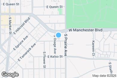 Map image of the property - 811 E Nutwood St