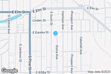 Map image of the property - 408 Orena Ave