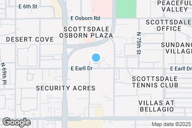 Map image of the property - 7300 E Earll Dr