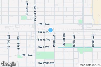 Map image of the property - 906 SW G Ave