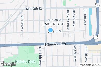 Map image of the property - 1041 NE 16th Ave