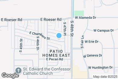 Map image of the property - 4708 E Chambers St