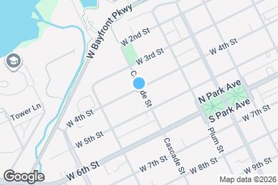 Map image of the property - 402 Cascade St