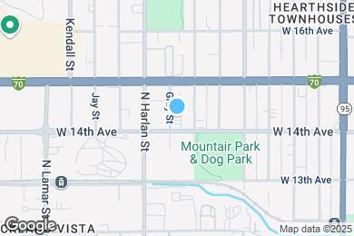 Map image of the property - 5885 W 14th Ave
