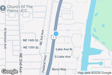 Map image of the property - 1635 N Federal Hwy
