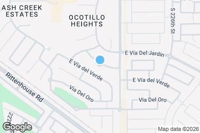 Map image of the property - 22327 E Desert Spoon Dr