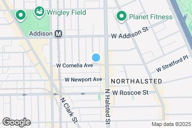 Map image of the property - 822 W Cornelia Ave