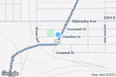 Map image of the property - 319 N Detroit Ave