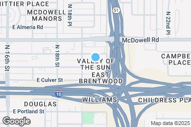 Map image of the property - 1926 E Willetta St