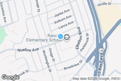 Map image of the property - 8820 Noeline Ave