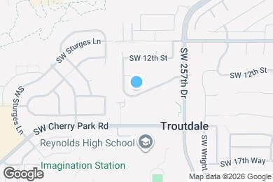 Map image of the property - 1437 SW 13th Pl