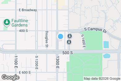 Map image of the property - 433 S 1300 E