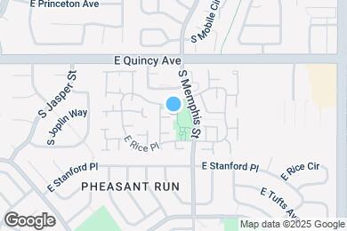 Map image of the property - 16152 E Radcliff Pl