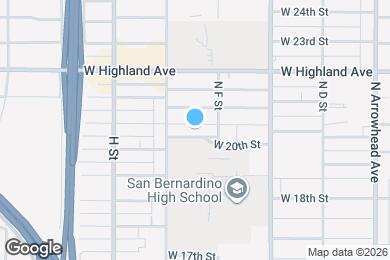 Map image of the property - 640 W 20th St
