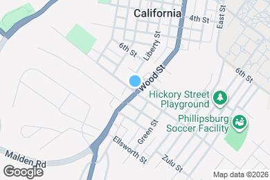 Map image of the property - 825 Wood St