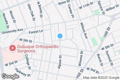Map image of the property - 618 Alpine St