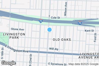 Map image of the property - 644 S Champion Ave