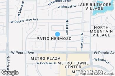 Map image of the property - 3143 W Sahuaro Dr
