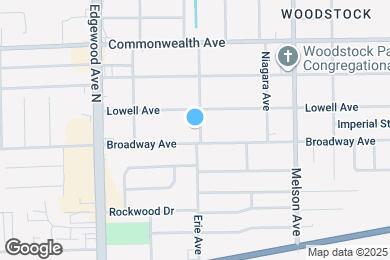 Map image of the property - 818 Erie Ave