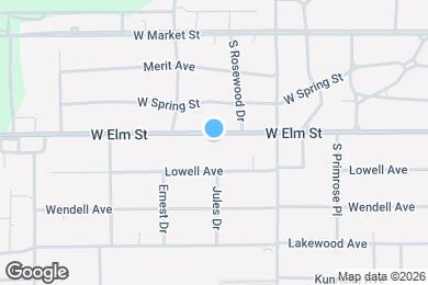 Map image of the property - 2477 W Elm St