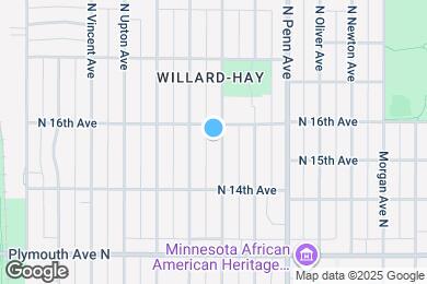 Map image of the property - 1517 Russell Ave N