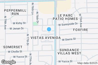 Map image of the property - 7533 W Jenan Dr