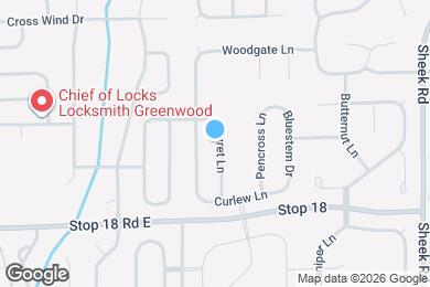Map image of the property - 1412 Egret Ln