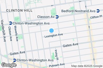 Map image of the property - 35A Lexington Ave