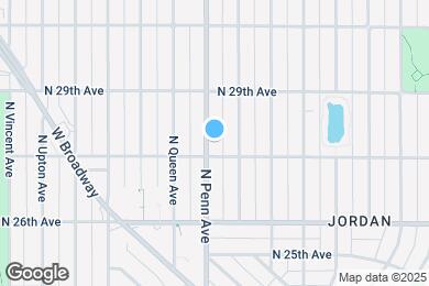 Map image of the property - 2708 Penn Ave N