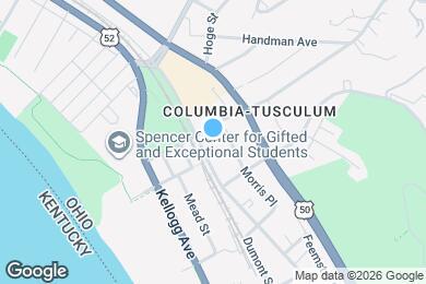 Map image of the property - 3608 Eastern Ave