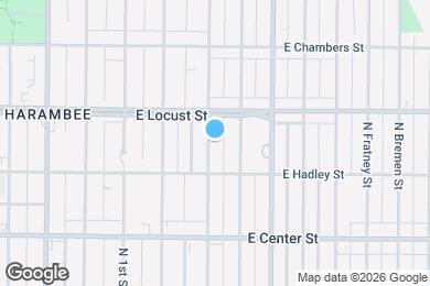 Map image of the property - 2836 N Richards St