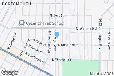 Map image of the property - 8300 N Dwight Ave