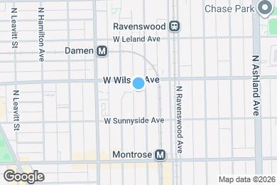 Map image of the property - 4540 N Wolcott Ave