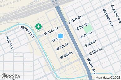 Map image of the property - 121 west 8th Street