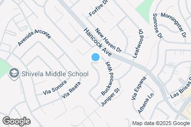 Map image of the property - 40032 White Leaf Ln