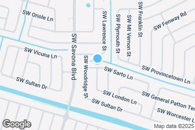 Map image of the property - 1181 SW Sarto Ln