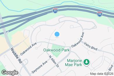 Map image of the property - 329 Oakwood Ave
