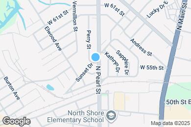 Map image of the property - 6514 N Pearl St