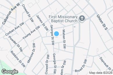 Map image of the property - 161 Princess Ave SW