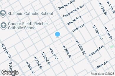 Map image of the property - 1909 Trice Ave