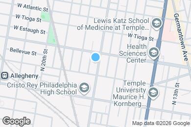 Map image of the property - 3326 N 17th St