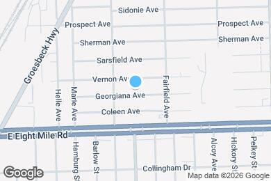 Map image of the property - 12753 Georgiana Ave