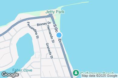 Map image of the property - 355 S Ocean Dr