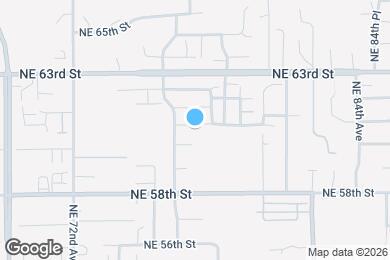 Map image of the property - 7615 NE 60th Way