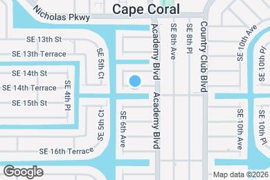 Map image of the property - 612 SE 14th Ter
