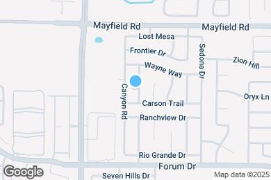 Map image of the property - 3415 Bryce Cyn