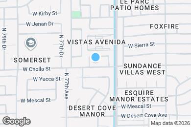 Map image of the property - 7554 W Cholla St
