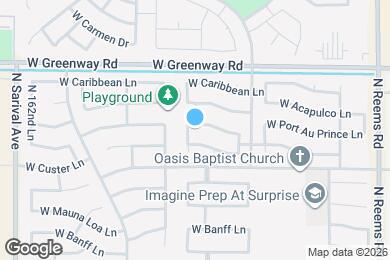 Map image of the property - 15823 W Port Au Prince Ln