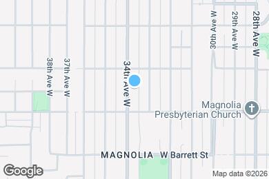 Map image of the property - 3228 34th Ave W