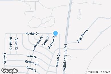 Map image of the property - 10542 Repose Dr